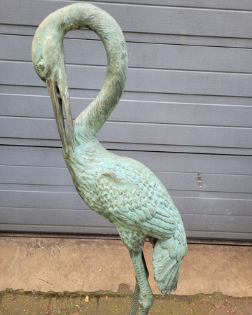 Koppel bronze kraanvogels