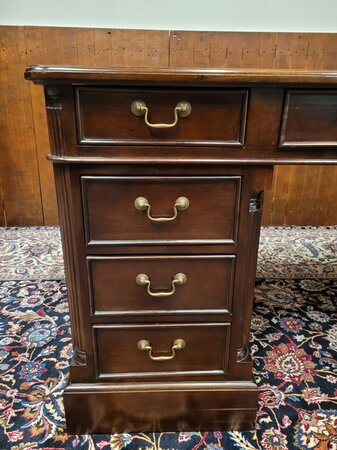 Engels Klassiek Mahonie Chesterfield Bureau
