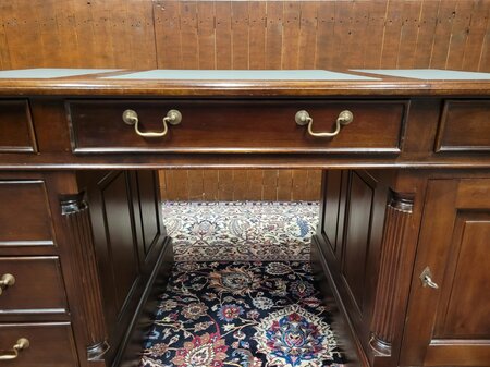 Engels Klassiek Mahonie Chesterfield Bureau
