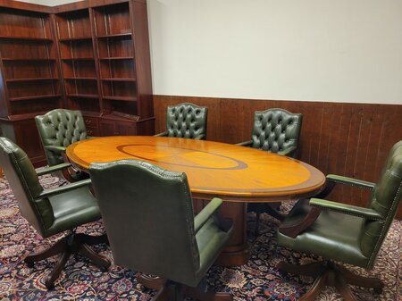 Art Deco Globe Wernicke Vergadertafel Tafel