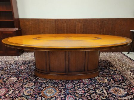 Art Deco Globe Wernicke Vergadertafel Tafel