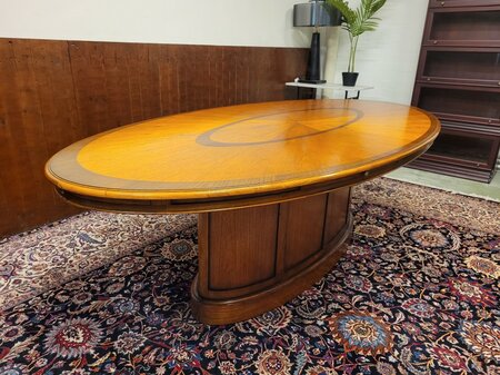 Art Deco Globe Wernicke Vergadertafel Tafel
