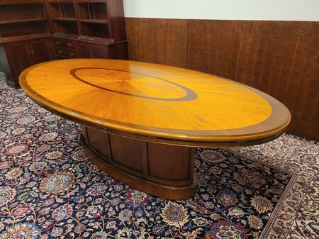 Art Deco Globe Wernicke Vergadertafel Tafel