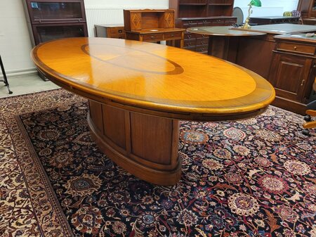 Art Deco Globe Wernicke Vergadertafel Tafel