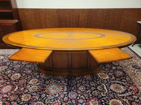 Art Deco Globe Wernicke Vergadertafel Tafel