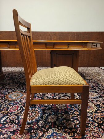 Art Deco Jan Frantzen Vergadertafel Tafel met 6 stoelen