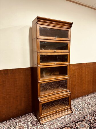 Antieke Klassieke Globe Wernicke bibliotheekkast