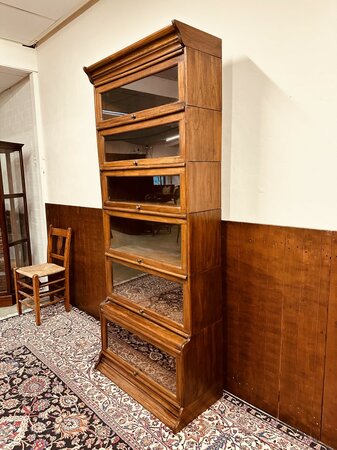 Antieke Klassieke Globe Wernicke bibliotheekkast
