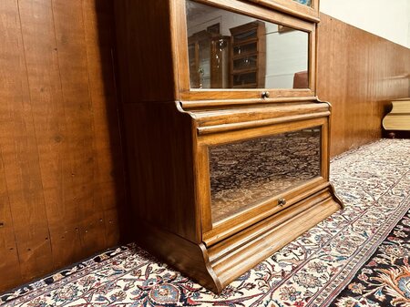 Antieke Klassieke Globe Wernicke bibliotheekkast