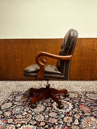 Engelse Chesterfield President Chair Bureaustoel