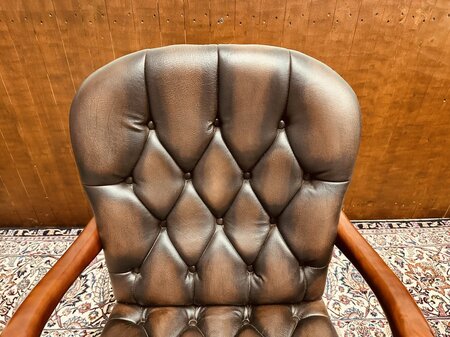 Engelse Chesterfield President Chair Bureaustoel