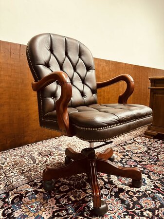 Engelse Chesterfield President Chair Bureaustoel