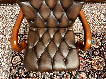 Engelse Chesterfield President Chair Bureaustoel