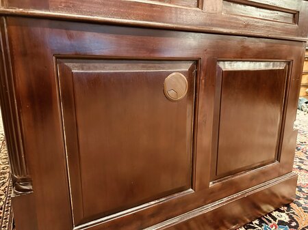 Klassiek Engels Chesterfield bureau partnerdesk