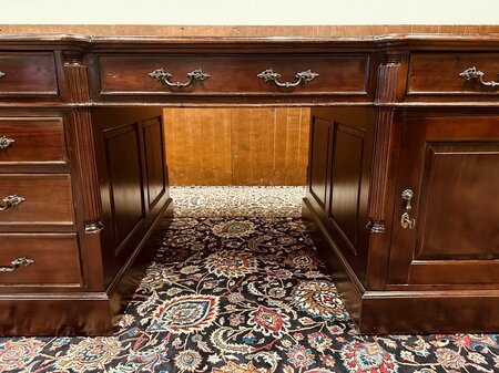 Klassiek Engels Chesterfield bureau partnerdesk