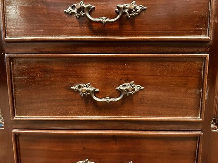 Klassiek Engels Chesterfield bureau partnerdesk