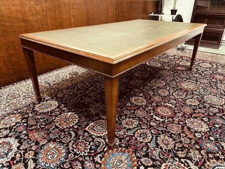 Grote antieke Engelse bureau schrijftafel vergadertafel