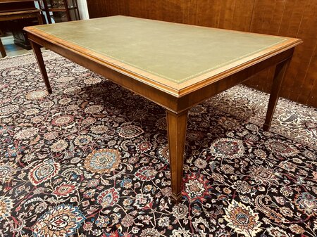 Grote antieke Engelse bureau schrijftafel vergadertafel