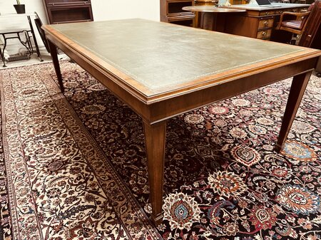 Grote antieke Engelse bureau schrijftafel vergadertafel