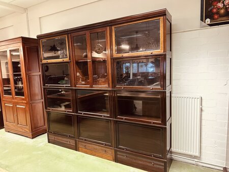 Grote Antieke Globe Wernicke bibliotheekkast boekenkast