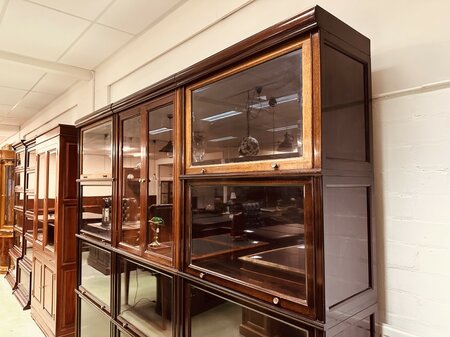 Grote Antieke Globe Wernicke bibliotheekkast boekenkast