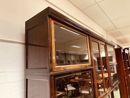 Grote Antieke Globe Wernicke bibliotheekkast boekenkast