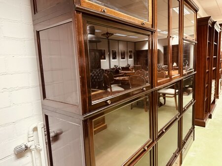 Grote Antieke Globe Wernicke bibliotheekkast boekenkast