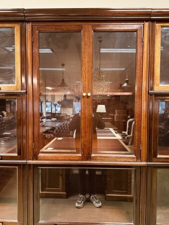 Grote Antieke Globe Wernicke bibliotheekkast boekenkast