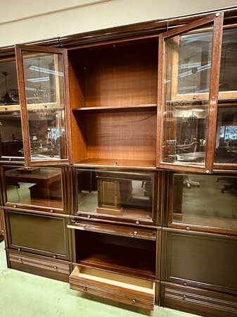 Grote Antieke Globe Wernicke bibliotheekkast boekenkast