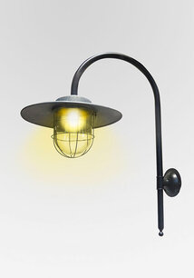 Landelijke buitenlamp zink - WZ6