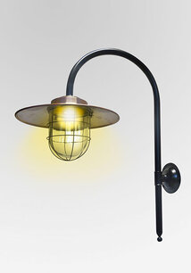Landelijke koperen buitenlamp - WK18