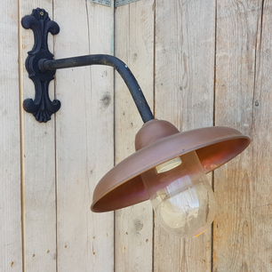 Klassieke koperen buitenlamp - WK19