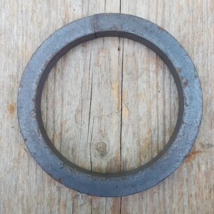 Vierkante smeedijzeren ring 11 cm - OS40
