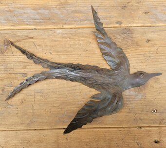 Grote smeedijzeren vogel