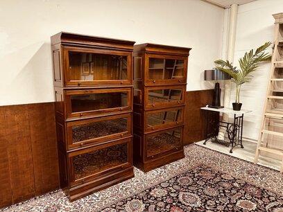 Classic English Globe Wernicke Bookcases