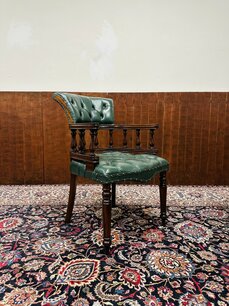 Engels Chesterfield Captain Chair Stoel