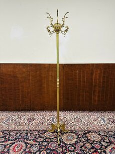 Antieke Messing Kapstok