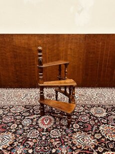 Classic English library staircase
