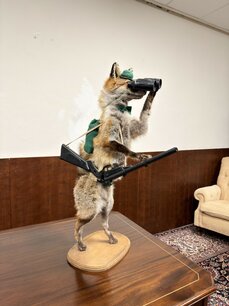 Mounted Fox as Hunter