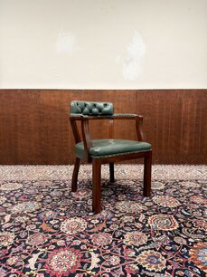 Classic English Chesterfield Chair