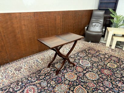 Klassiek Engelse Inklapbare Sidetable Bijzettafel