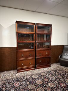 Set Engelse Originele Globe Wernicke Boekenkast