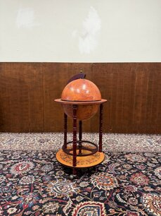 Klassiek Italiaanse Drankglobe Wereldbol Vloermodel