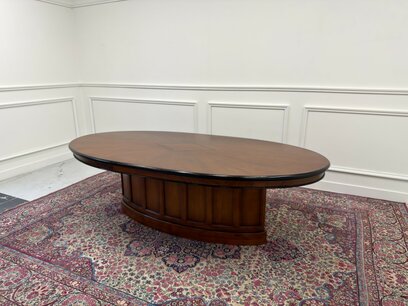 Engelse Globe Wernicke Stijl Art Deco Vergadertafel