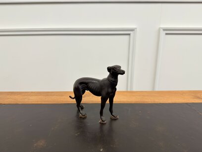 Antiek brons beeld Greyhound