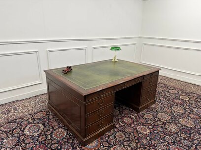 Groot Antiek Engels Bureau Partnerdesk