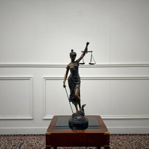 Bronze Statue of Lady Justice