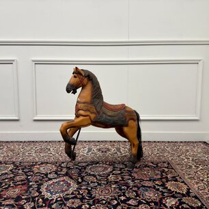 Antique fairground horse from Carousel