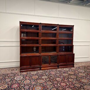 Klassiek Engelse Globe Wernicke Stijl Boekenkast