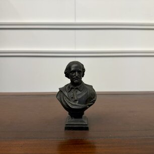 Antiek brons beeld William Shakespeare